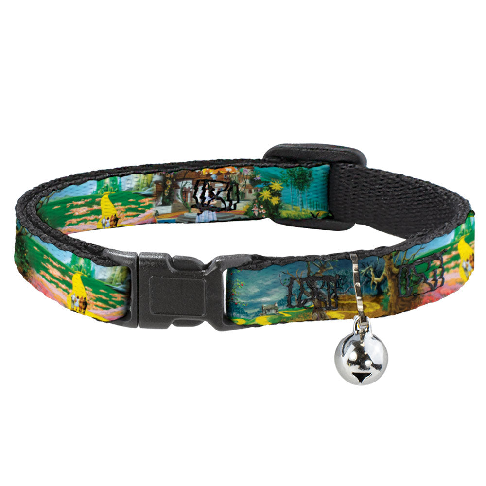 Breakaway Cat Collar with Bell - The Wizard of Oz Yellow Brick Road Scenes Breakaway Cat Collars The Wizard of Oz