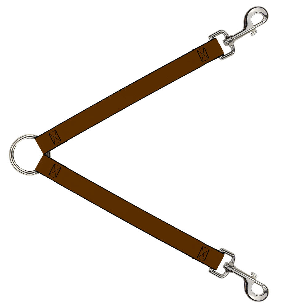 Dog Leash Splitter - Brown Dog Leash Splitters Buckle-Down   