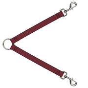 Dog Leash Splitter - Burgundy Dog Leash Splitters Buckle-Down   