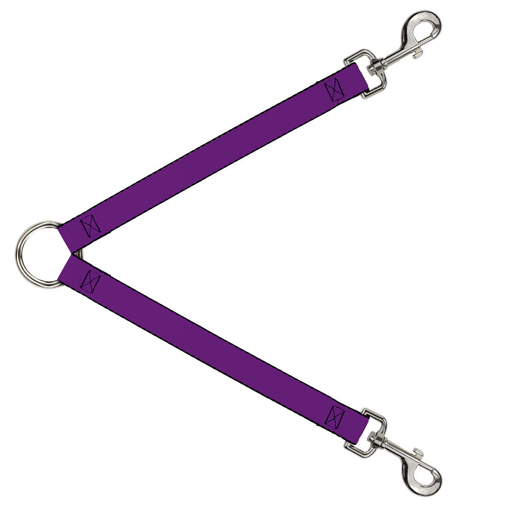 Dog Leash Splitter - Purple Dog Leash Splitters Buckle-Down   