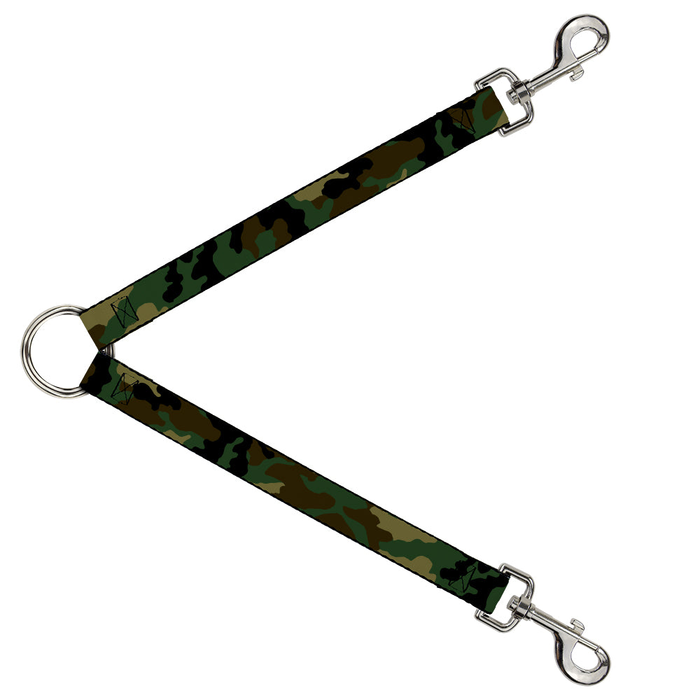 Dog Leash Splitter - Camo Olive Dog Leash Splitters Buckle-Down   