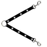 Dog Leash Splitter - Star Black/White Dog Leash Splitters Buckle-Down   
