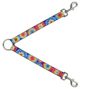 Dog Leash Splitter - 70's Tie Dye Dog Leash Splitters Buckle-Down   
