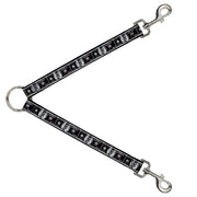 Dog Leash Splitter - 100 Dollar Bill X-Ray Black/White Dog Leash Splitters Buckle-Down   