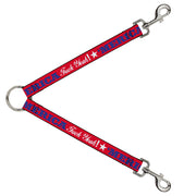 Dog Leash Splitter - 'MERICA FUCK YEAH!/Star Red/Blue/White Dog Leash Splitters Buckle-Down   