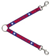 Dog Leash Splitter - 'MERICA/Star Blue/Red/White Dog Leash Splitters Buckle-Down   