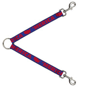Dog Leash Splitter - 'MERICA/USA Silhouette Blue/Red Dog Leash Splitters Buckle-Down   