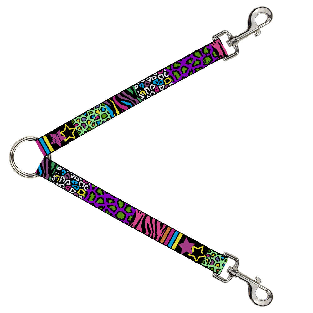 Dog Leash Splitter - Animal Skins & Stripes 2 Dog Leash Splitters Buckle-Down   