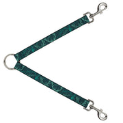 Dog Leash Splitter - Antlers Turquoise Dog Leash Splitters Buckle-Down   