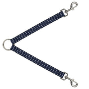 Dog Leash Splitter - Anchors Navy/White Dog Leash Splitters Buckle-Down   