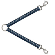 Dog Leash Splitter - Aztec4 Blues/White/Gray Dog Leash Splitters Buckle-Down   