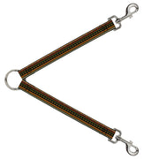Dog Leash Splitter - Aztec5 Reds/Blues/Greens/Yellows Dog Leash Splitters Buckle-Down   