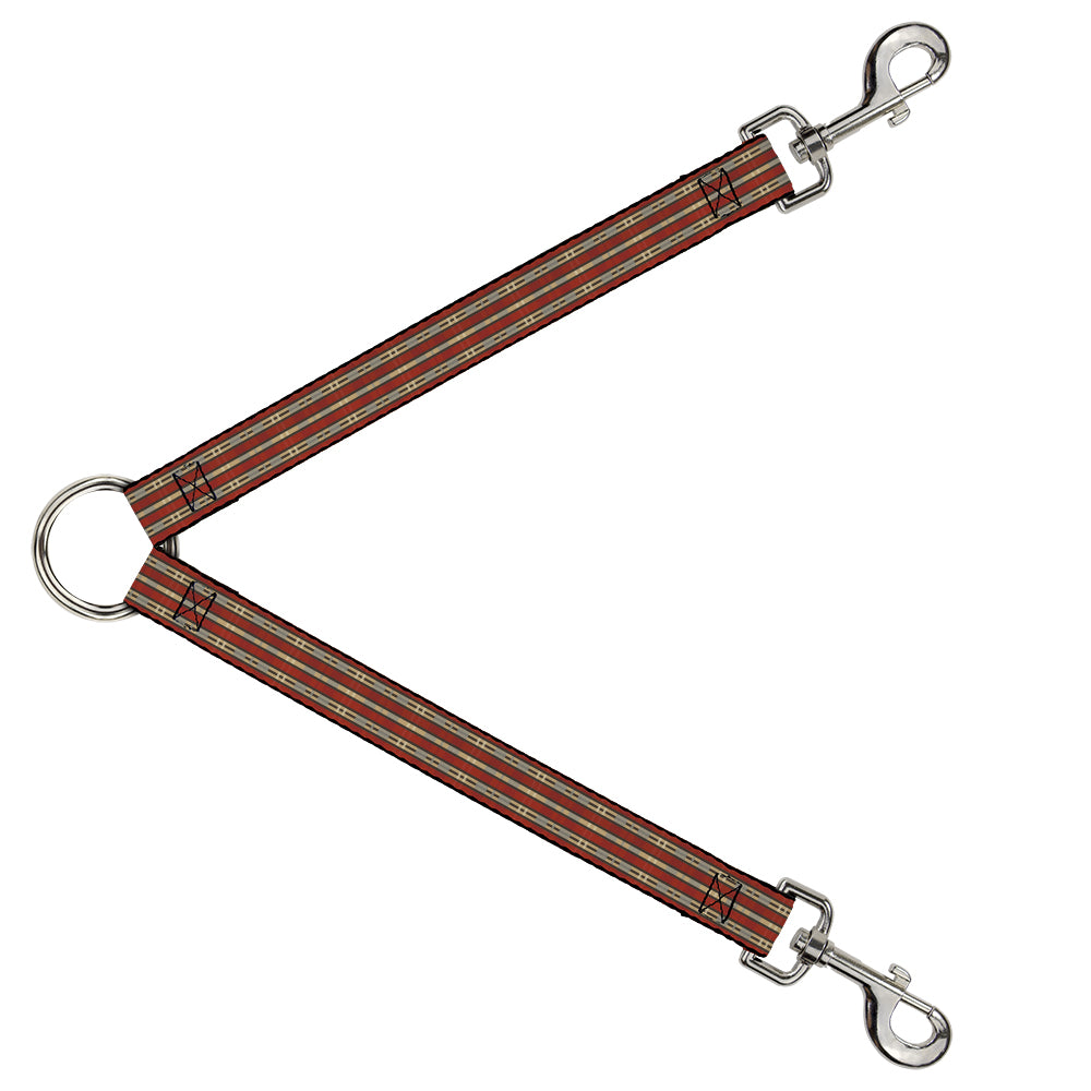 Dog Leash Splitter - Americana Plaid2 Dog Leash Splitters Buckle-Down   