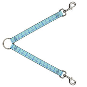 Dog Leash Splitter - Anchor2 C/U Turquoise/Blues Dog Leash Splitters Buckle-Down   