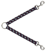 Dog Leash Splitter - Anchor3/Helm Monogram Navy/Red/Cream Dog Leash Splitters Buckle-Down   