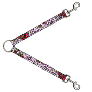 Dog Leash Splitter - Born to Blossom Pink Dog Leash Splitters Buckle-Down   