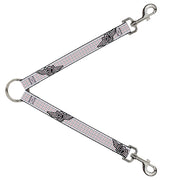 Dog Leash Splitter - BD Plaid White/Gray/Red Dog Leash Splitters Buckle-Down   