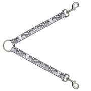 Dog Leash Splitter - BD Est. 93 White Dog Leash Splitters Buckle-Down   