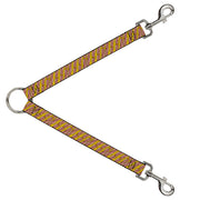 Dog Leash Splitter - Bacon Cartoon Yellow Dog Leash Splitters Buckle-Down   