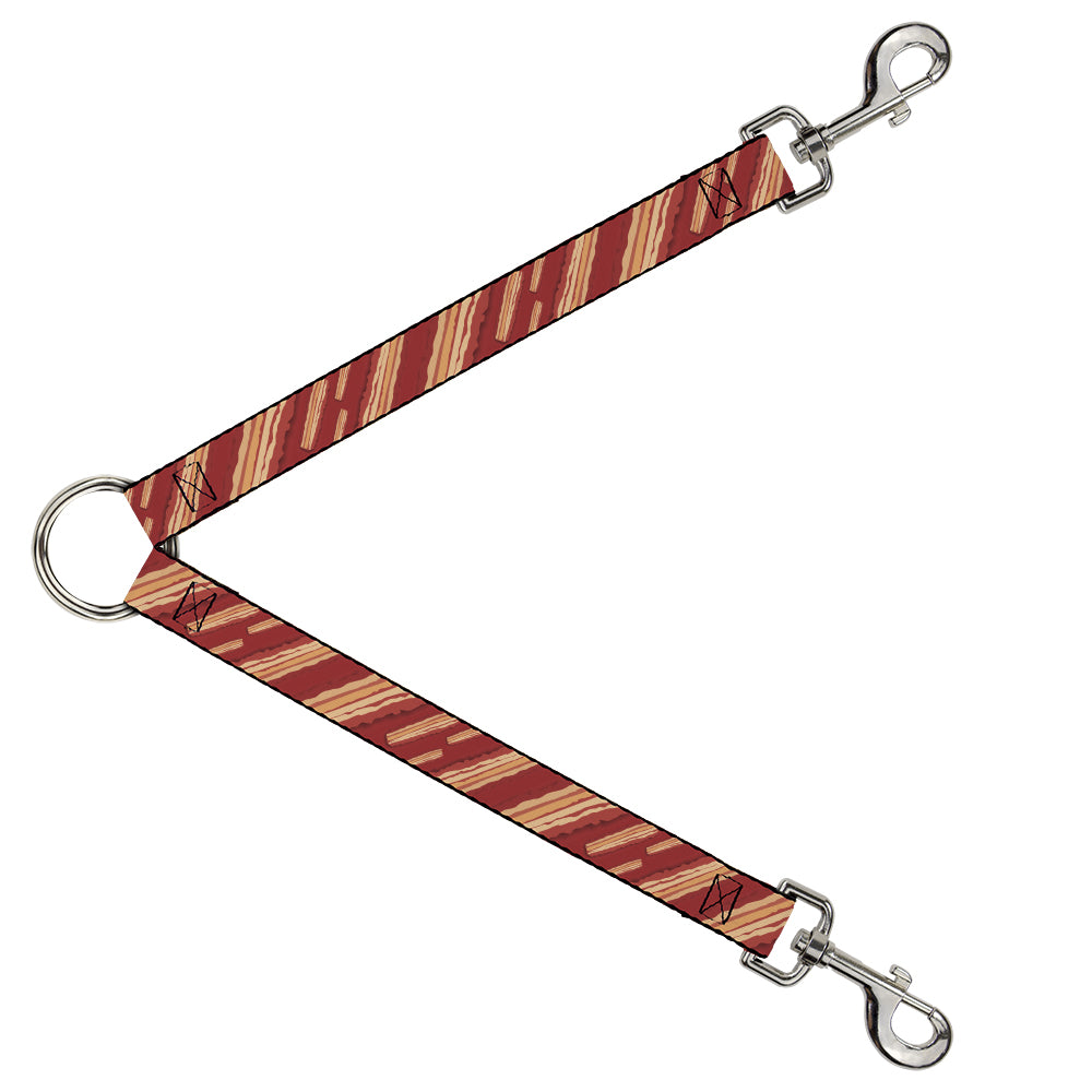 Dog Leash Splitter - Bacon Slices Red Dog Leash Splitters Buckle-Down   