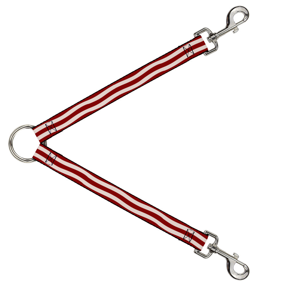 Dog Leash Splitter - Bacon Stripe Dog Leash Splitters Buckle-Down   