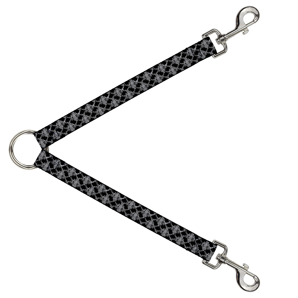 Dog Leash Splitter - Boudoir Wallpaper Black/White Dog Leash Splitters Buckle-Down   