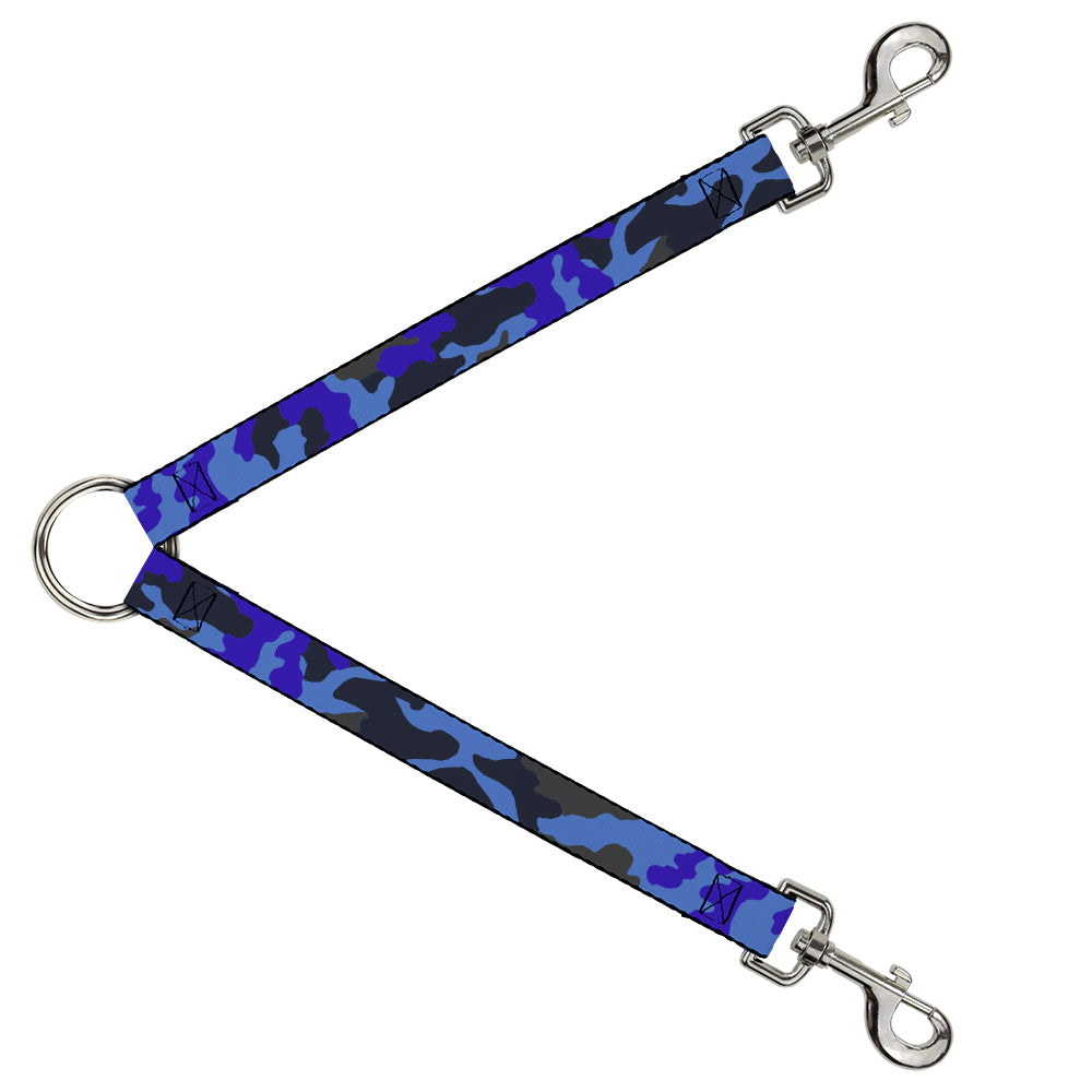 Dog Leash Splitter - Camo Blue Dog Leash Splitters Buckle-Down   