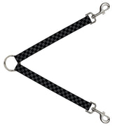 Dog Leash Splitter - Checker Black/Gray Dog Leash Splitters Buckle-Down   