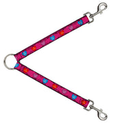 Dog Leash Splitter - Candy Hearts Dog Leash Splitters Buckle-Down   