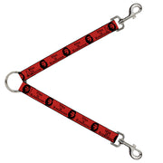 Dog Leash Splitter - Che Red/Black Dog Leash Splitters Buckle-Down   
