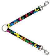 Dog Leash Splitter - Camo Multi Neon Dog Leash Splitters Buckle-Down   