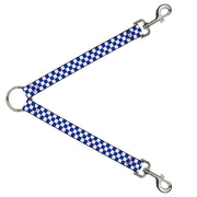 Dog Leash Splitter - Checker BlueKU/White Dog Leash Splitters Buckle-Down   