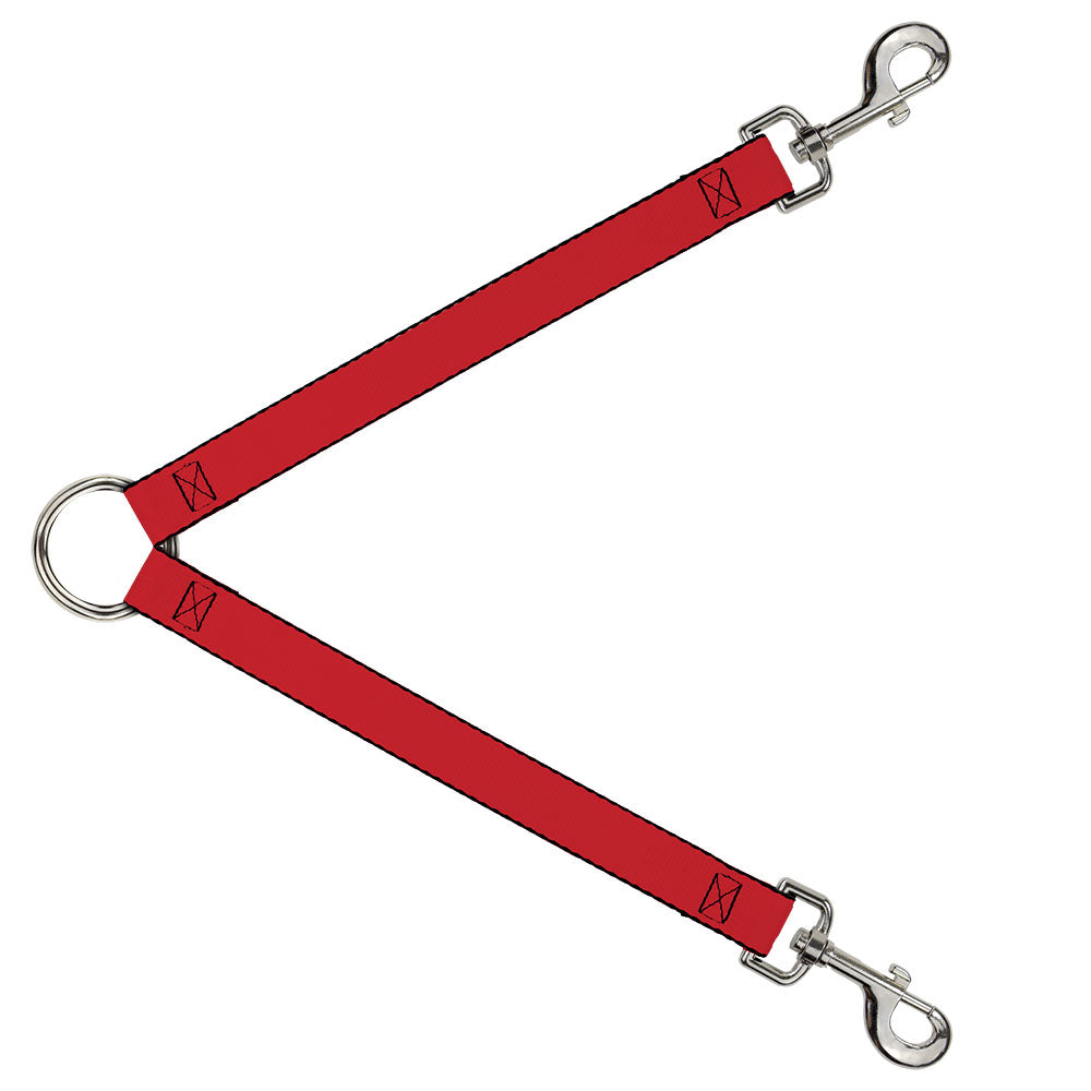 Dog Leash Splitter - Christmas Red Dog Leash Splitters Buckle-Down   