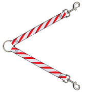 Dog Leash Splitter - Candy Cane Dog Leash Splitters Buckle-Down   