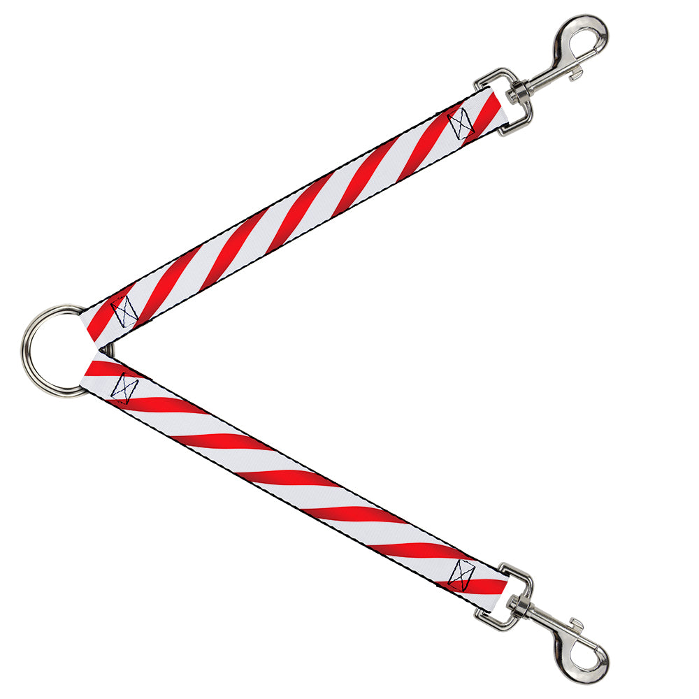 Dog Leash Splitter - Candy Cane Dog Leash Splitters Buckle-Down   