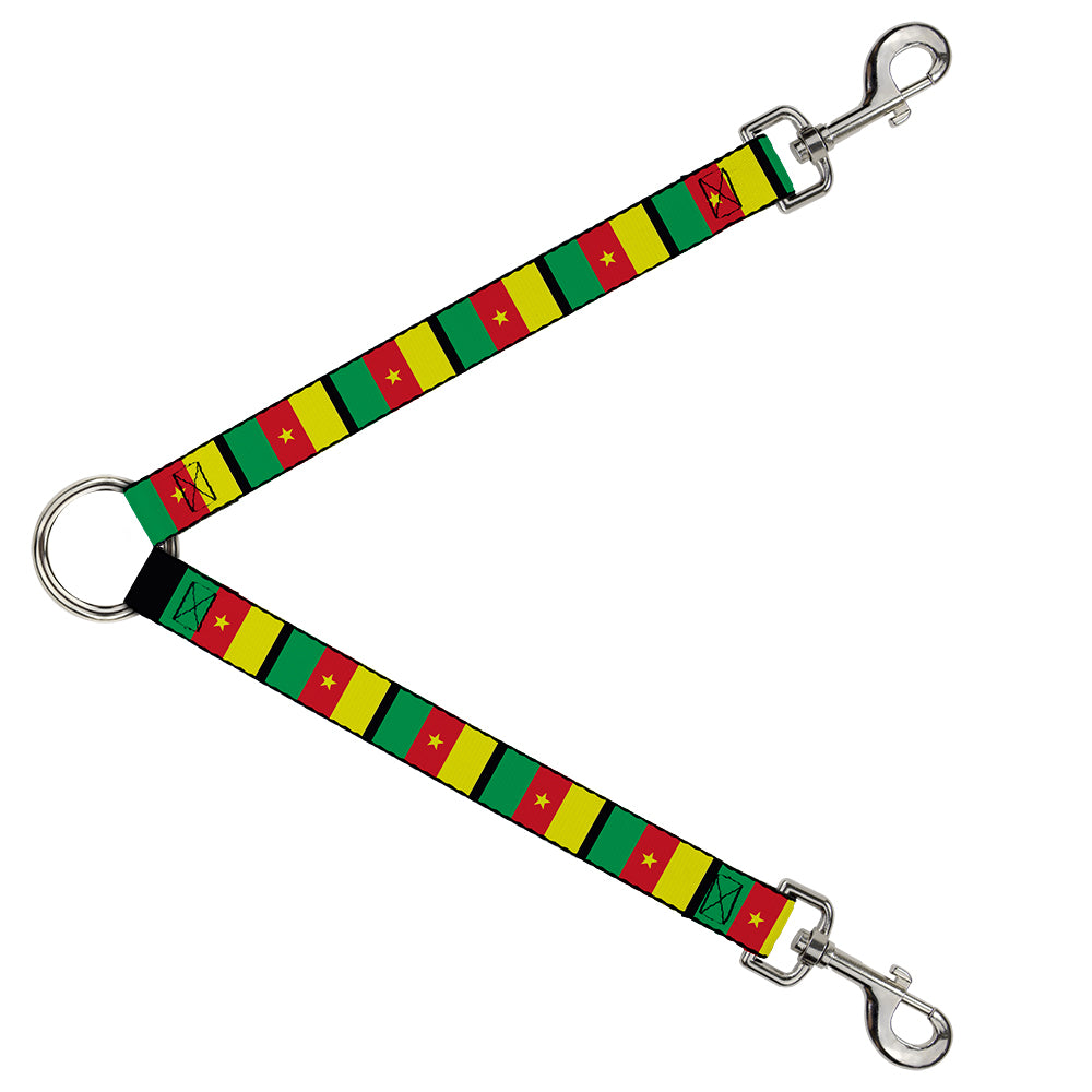 Dog Leash Splitter - Cameroon Flags Dog Leash Splitters Buckle-Down   