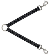 Dog Leash Splitter - Control Buttons Black/Gray Dog Leash Splitters Buckle-Down   
