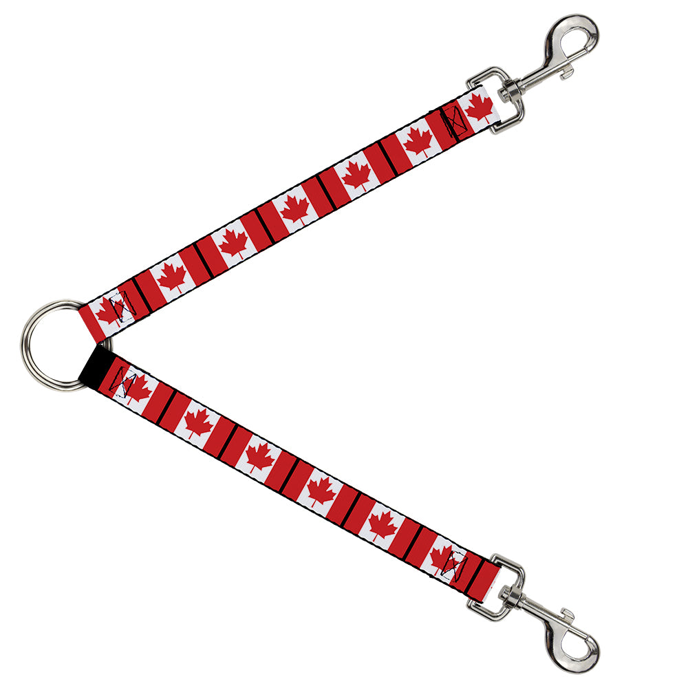 Dog Leash Splitter - Canada Flags Dog Leash Splitters Buckle-Down   
