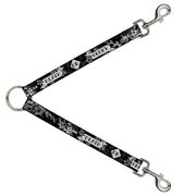 Dog Leash Splitter - Death or Glory Black/White Dog Leash Splitters Buckle-Down   