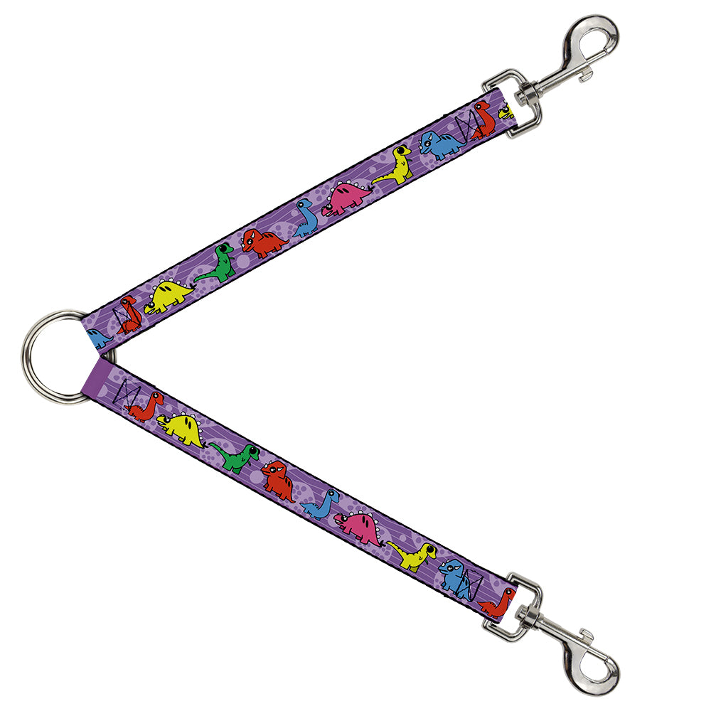 Dog Leash Splitter - Dinosaur Cartoon Dog Leash Splitters Buckle-Down   