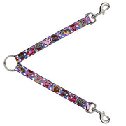 Dog Leash Splitter - Donuts & Coffee Cartoon Dog Leash Splitters Buckle-Down   