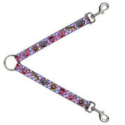 Dog Leash Splitter - Donuts & Coffee Cartoon2 Dog Leash Splitters Buckle-Down   