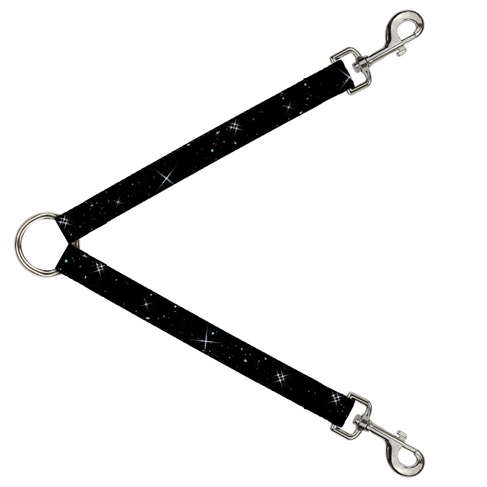 Dog Leash Splitter - Deep Space Black/White Dog Leash Splitters Buckle-Down   
