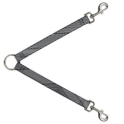 Dog Leash Splitter - Eighties 7 Black/White Dog Leash Splitters Buckle-Down   