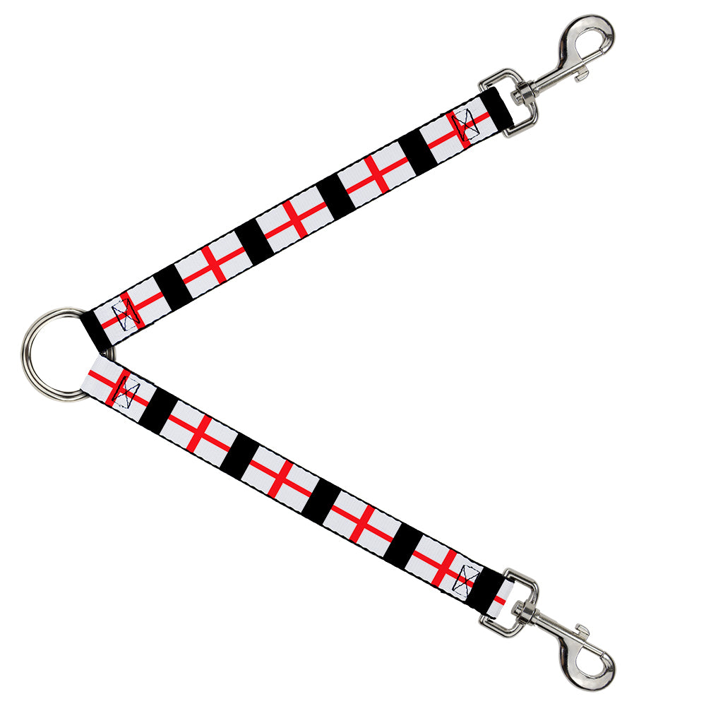 Dog Leash Splitter - England Flags Dog Leash Splitters Buckle-Down   