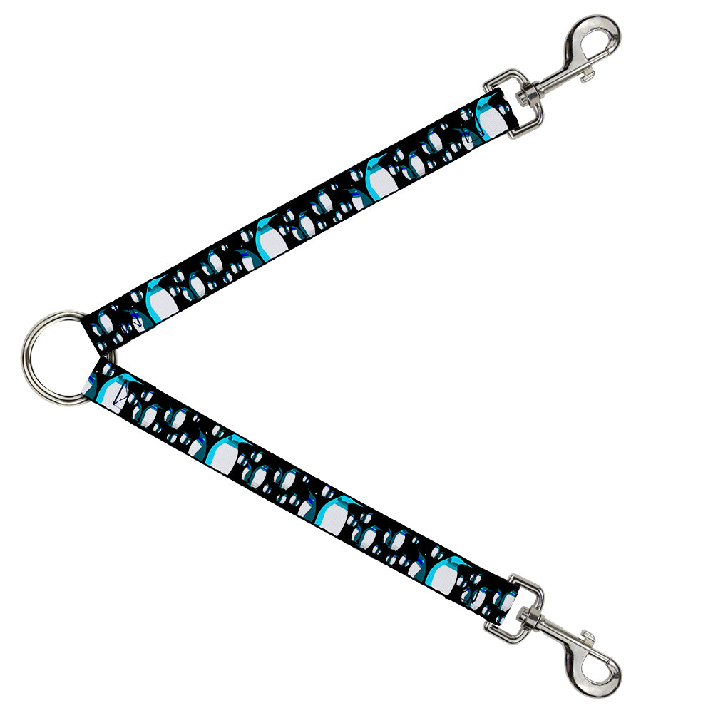 Dog Leash Splitter - Emperor Penguins Gray/Blues Dog Leash Splitters Buckle-Down   