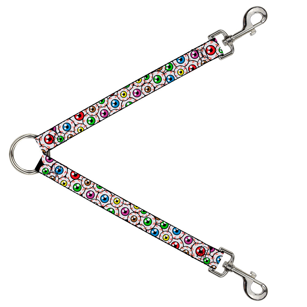 Dog Leash Splitter - Eyeballs Stacked Dog Leash Splitters Buckle-Down   