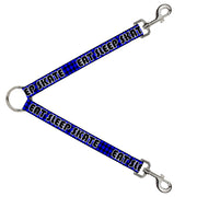 Dog Leash Splitter - EAT SLEEP SKATE Buffalo Plaid Blue Dog Leash Splitters Buckle-Down   