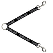 Dog Leash Splitter - ERMAHGERD! Black/Gray Dog Leash Splitters Buckle-Down   