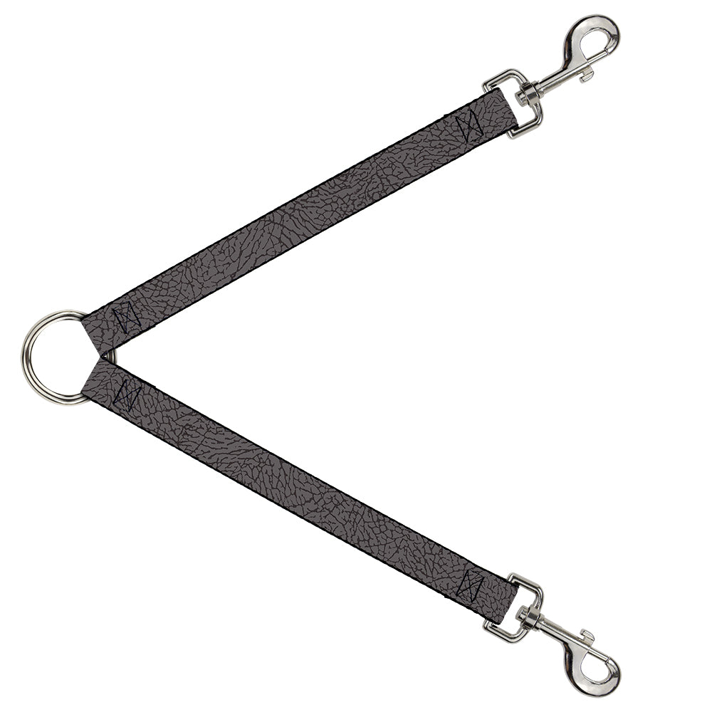 Dog Leash Splitter - Elephant Crackle Grays Dog Leash Splitters Buckle-Down   